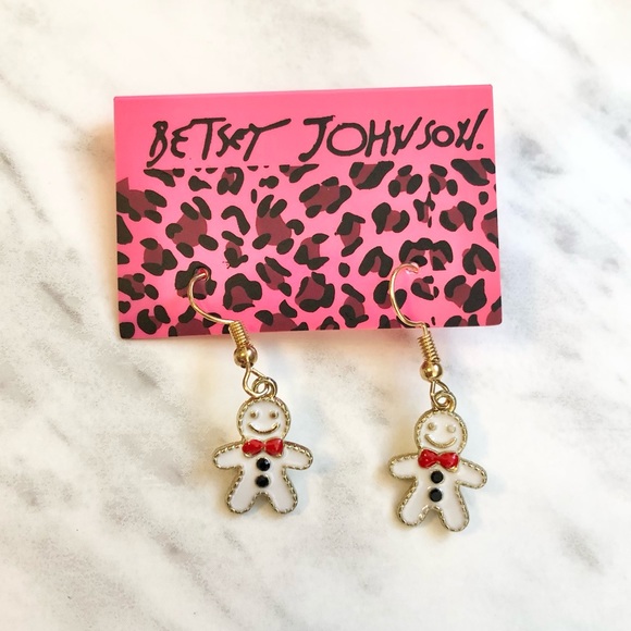 New Betsey Johnson Gingerbread Man 